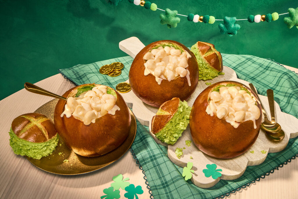 Paneras Bread Bowl Goes Green for St. Patricks Day